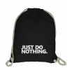 Blogerski plecak worek ze sznurkiem Just do nothing